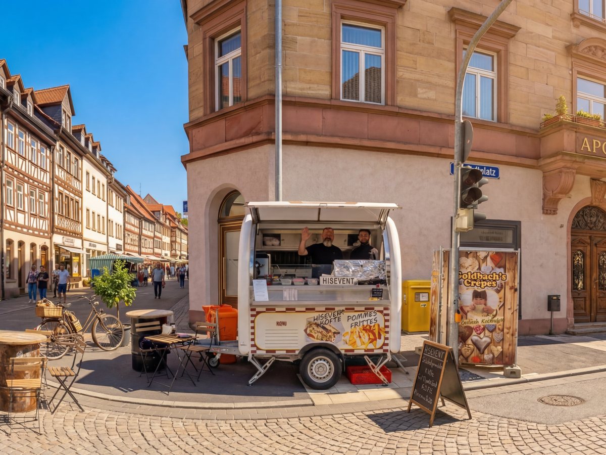 Marktplatz in Rothenbuch.